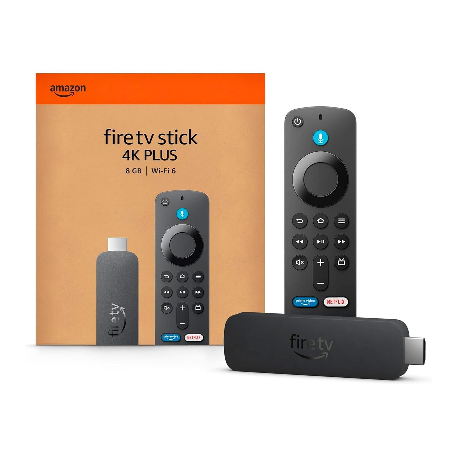 AMAZON FIRE TV STICK 4K PLUS (2.? GENERACI?N) NEGRO / COMPATIBLE CON WI-FI 6, DOLBY VISION, DOLBY AT