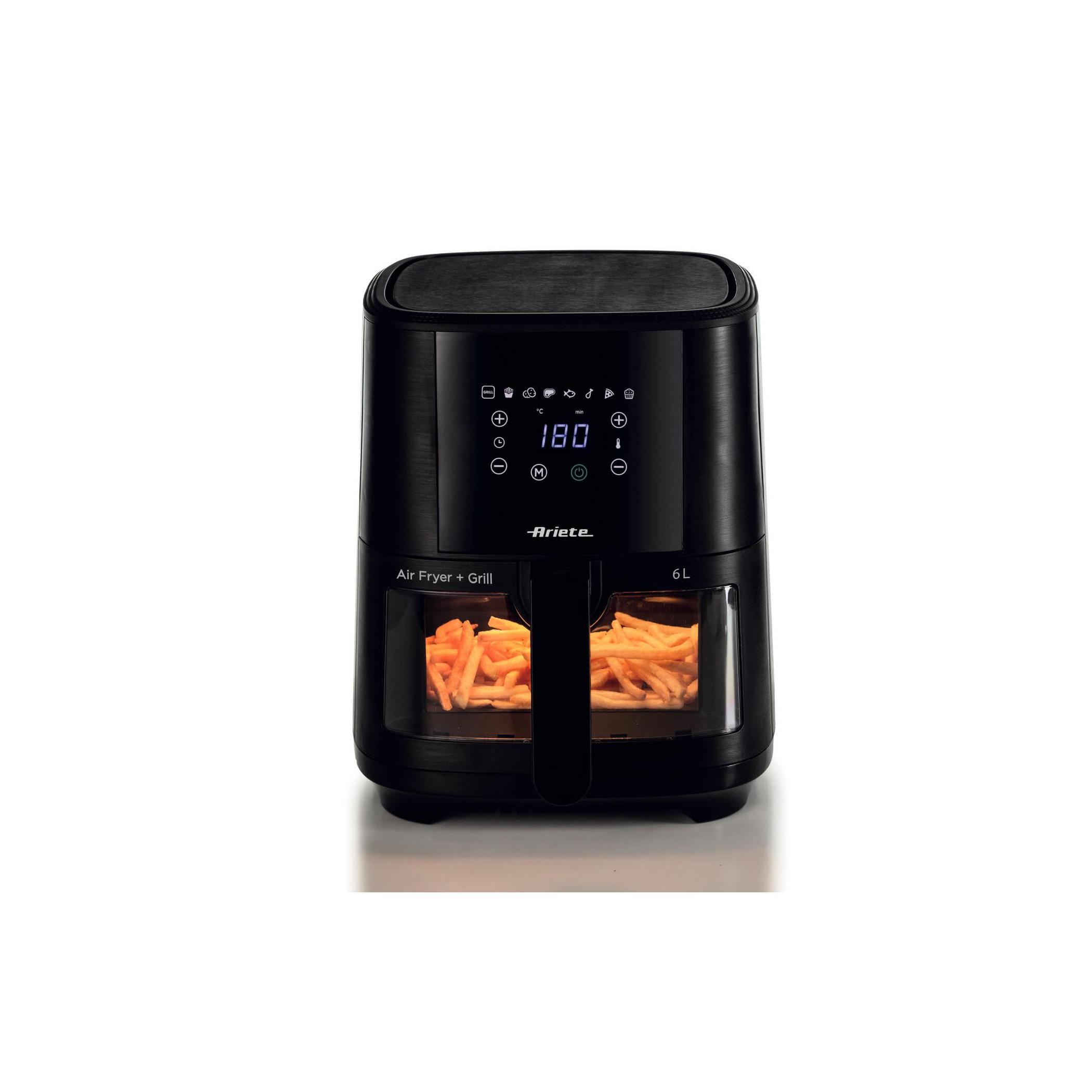 Ariete 4626 freidora 6l 1300w sin aceite negra