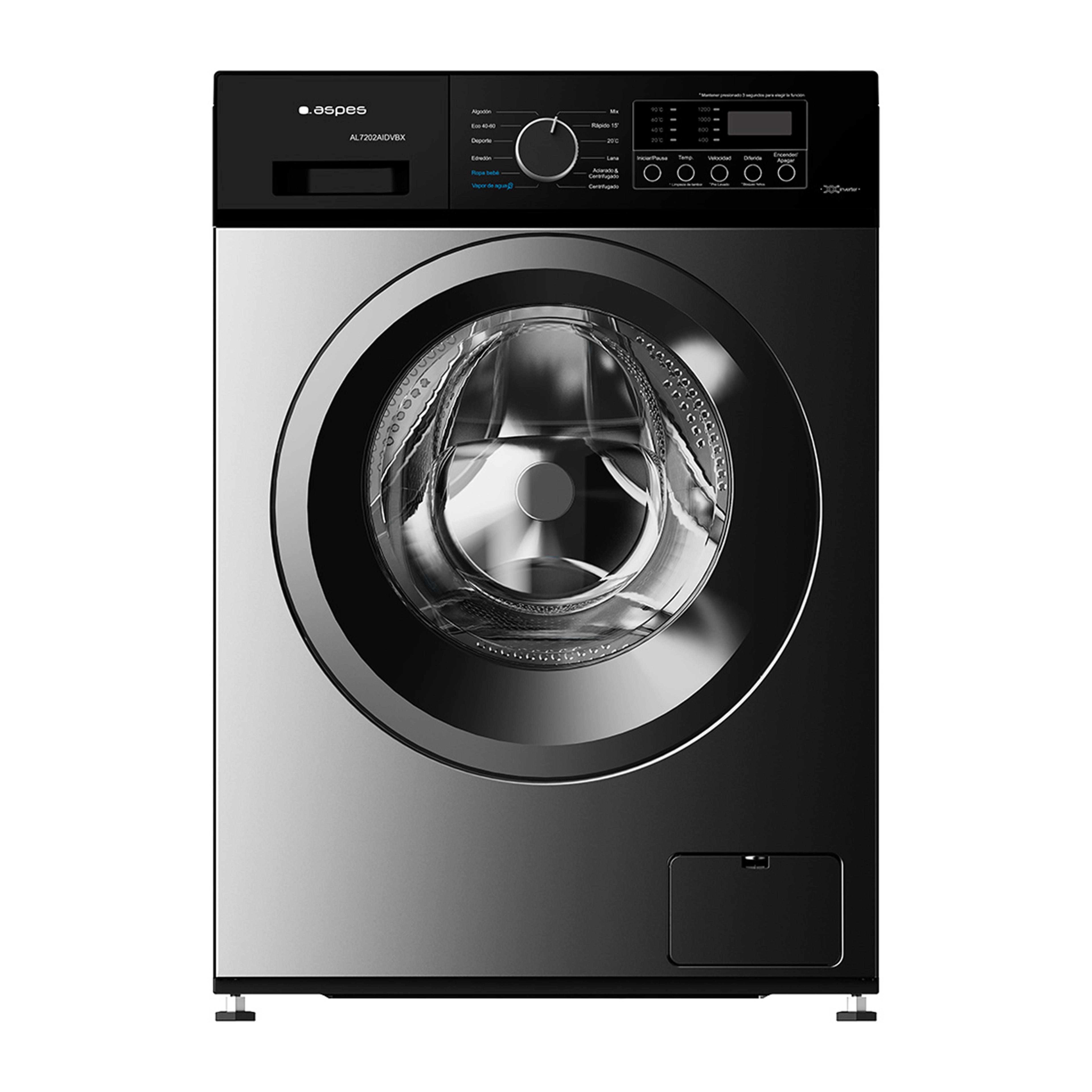 Aspes AL7202AIDVBX lavadora de carga frontal de 7kg 1200rpm clase a libre instalacion