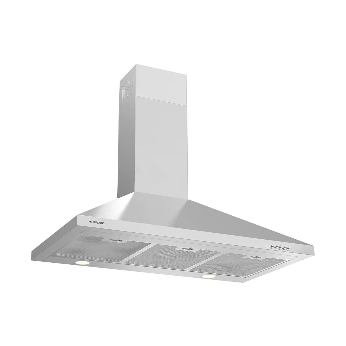 CAMPANA PIRAMIDAL ASPES ACPP901AIX 90CM