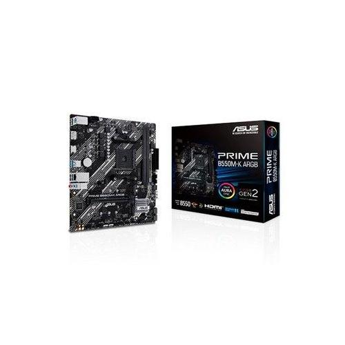 PLACA BASE ASUS PRIME B550M-K ARGB AM4 MATX 2XDDR4