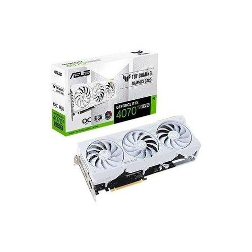 TARJETA GRÁFICA ASUS TUF RTX 4070TI SUPER O16G WHITE GAMIN