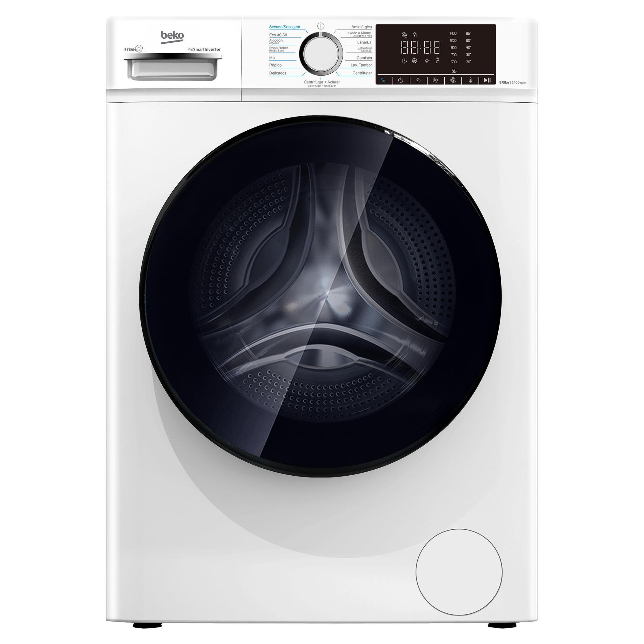Beko B1D85364WSPT lavadora secadora de carga frontal de 8+5kg 1400rpm clase d libre instalacion