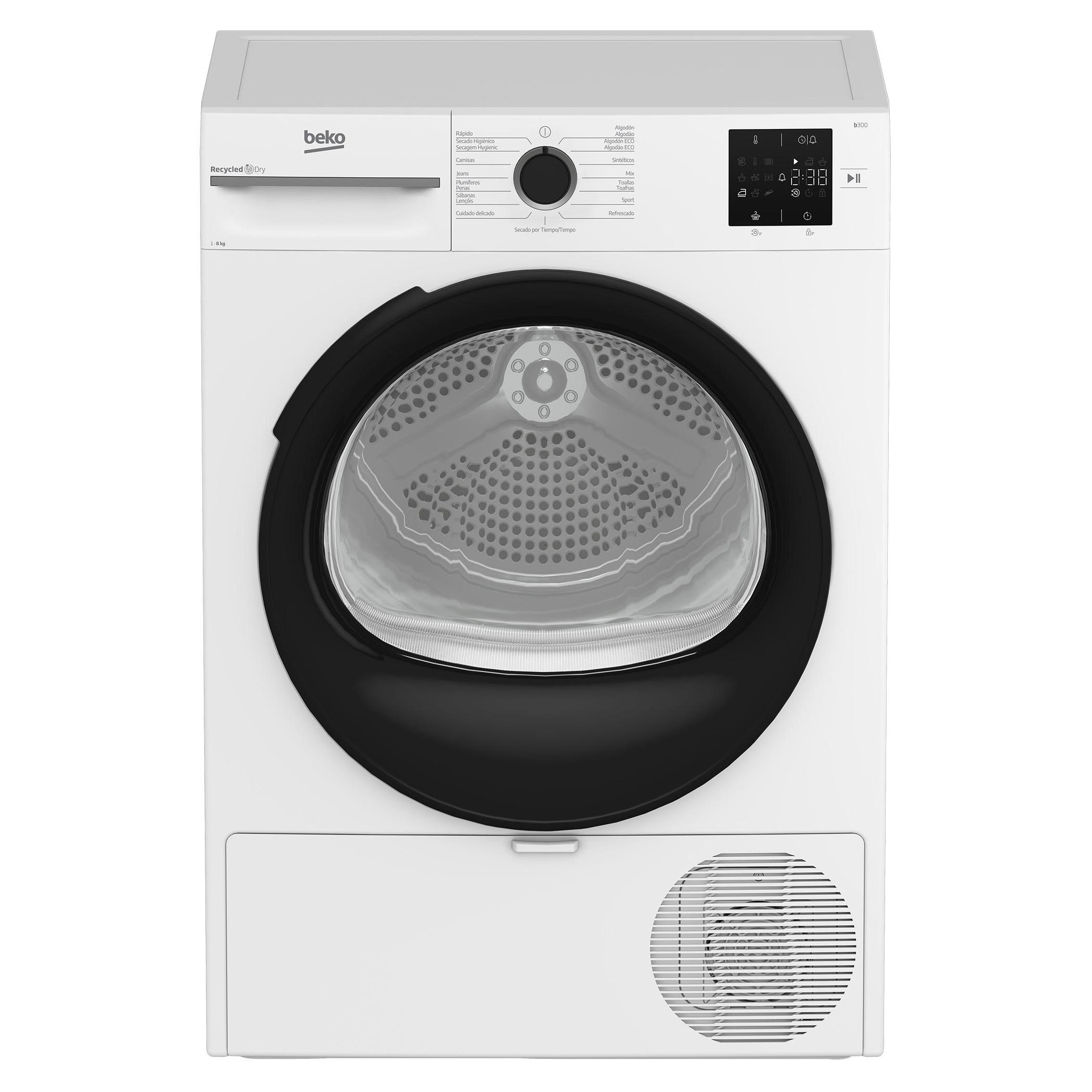 SEC. BEKO BM3T38230WB 8KG BOMBA CALOR