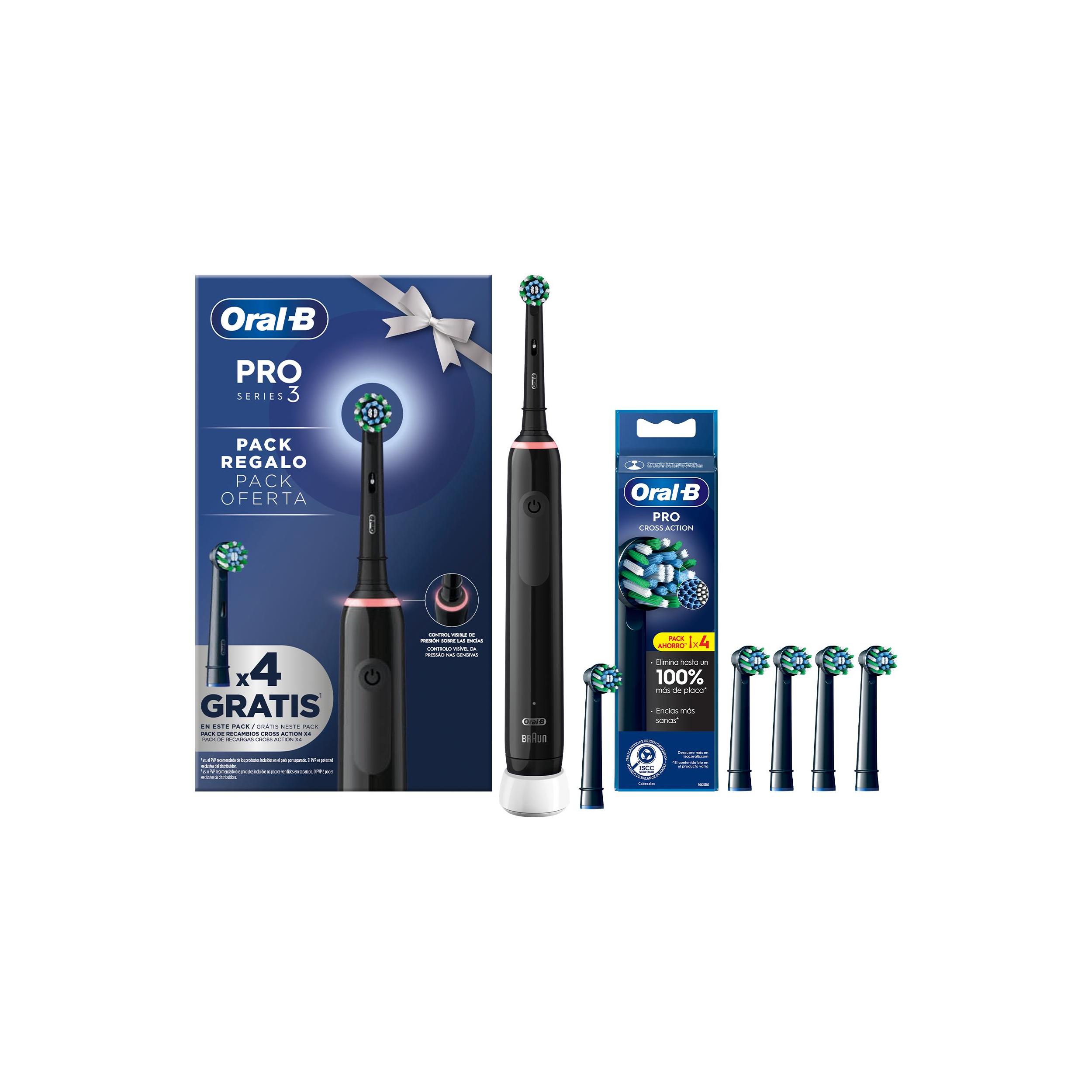L-PACK ORAL-B CHRISTMAS PRO3 BLACK + 4CO