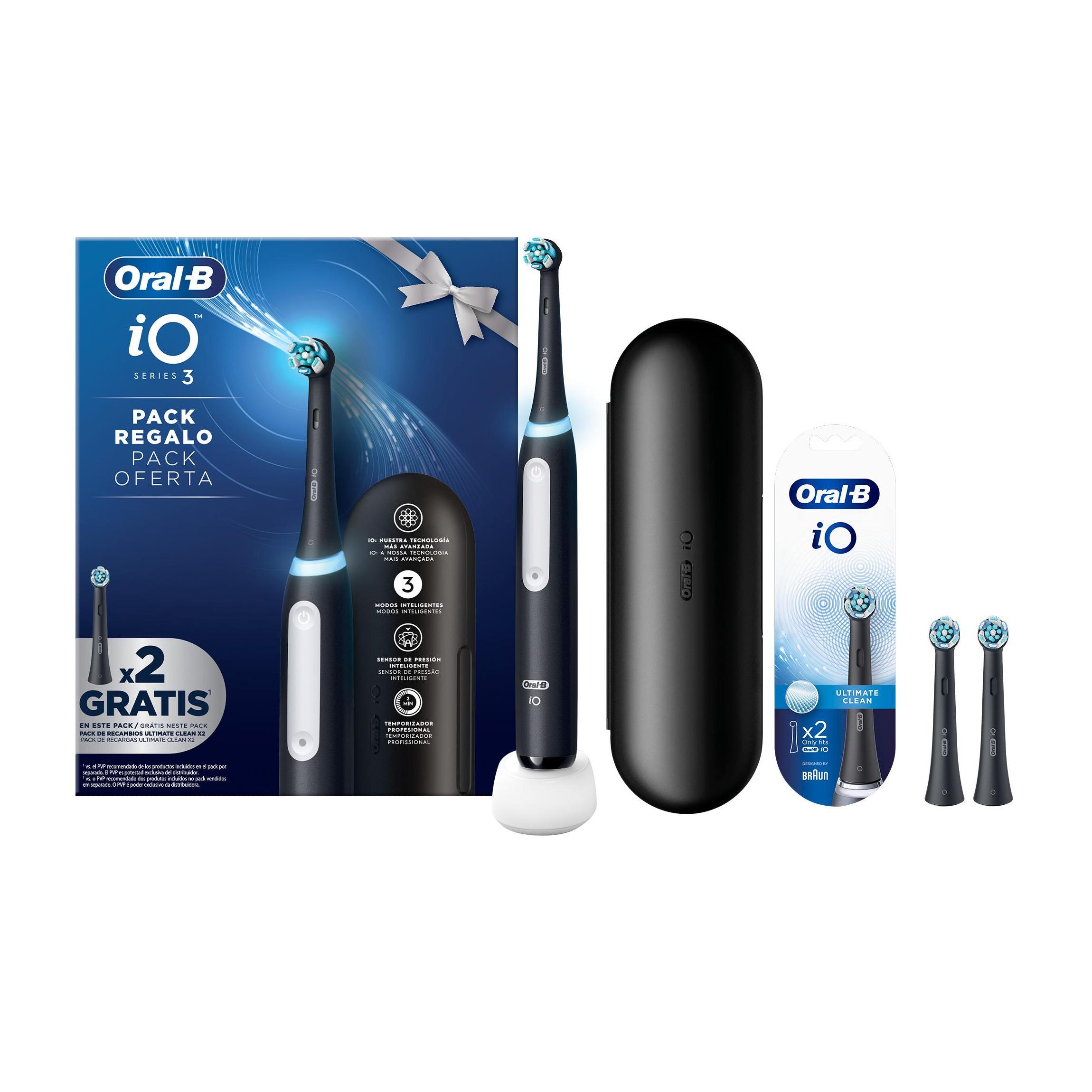 L-PACK CEPILLO BRAUN iO3 NEG+FUNDA+ 2CT