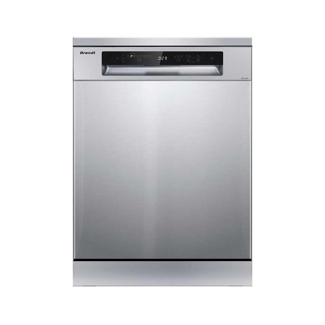 Lavavajillas Brandt BDF534DX Clase D 15 Servicios 8 Programas Inox 3Âª Bandeja