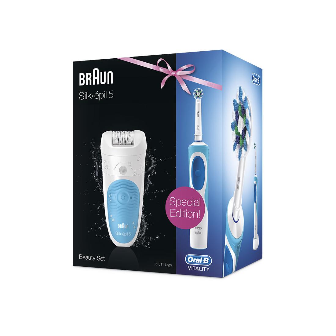 PACK DEPILADORA BRAUN 5511 + CEPILLO VIT