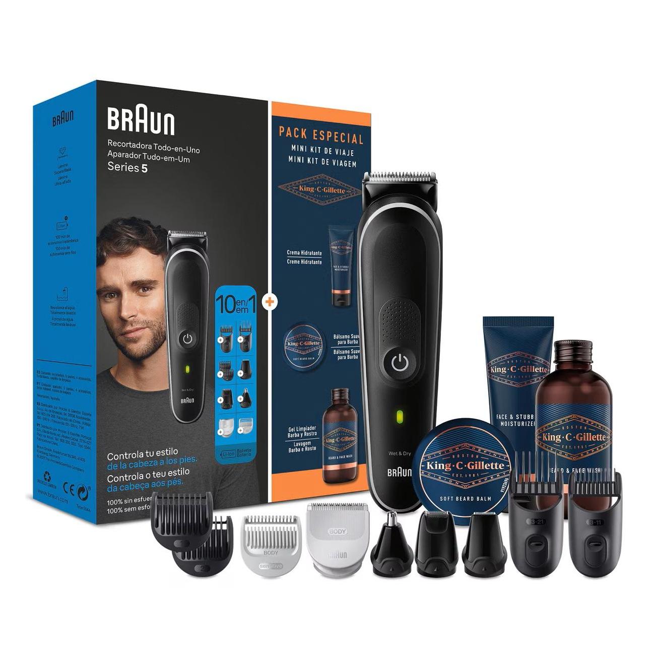 PACK MULTI-GROOMER BRAUN MGK5440 + KINGC