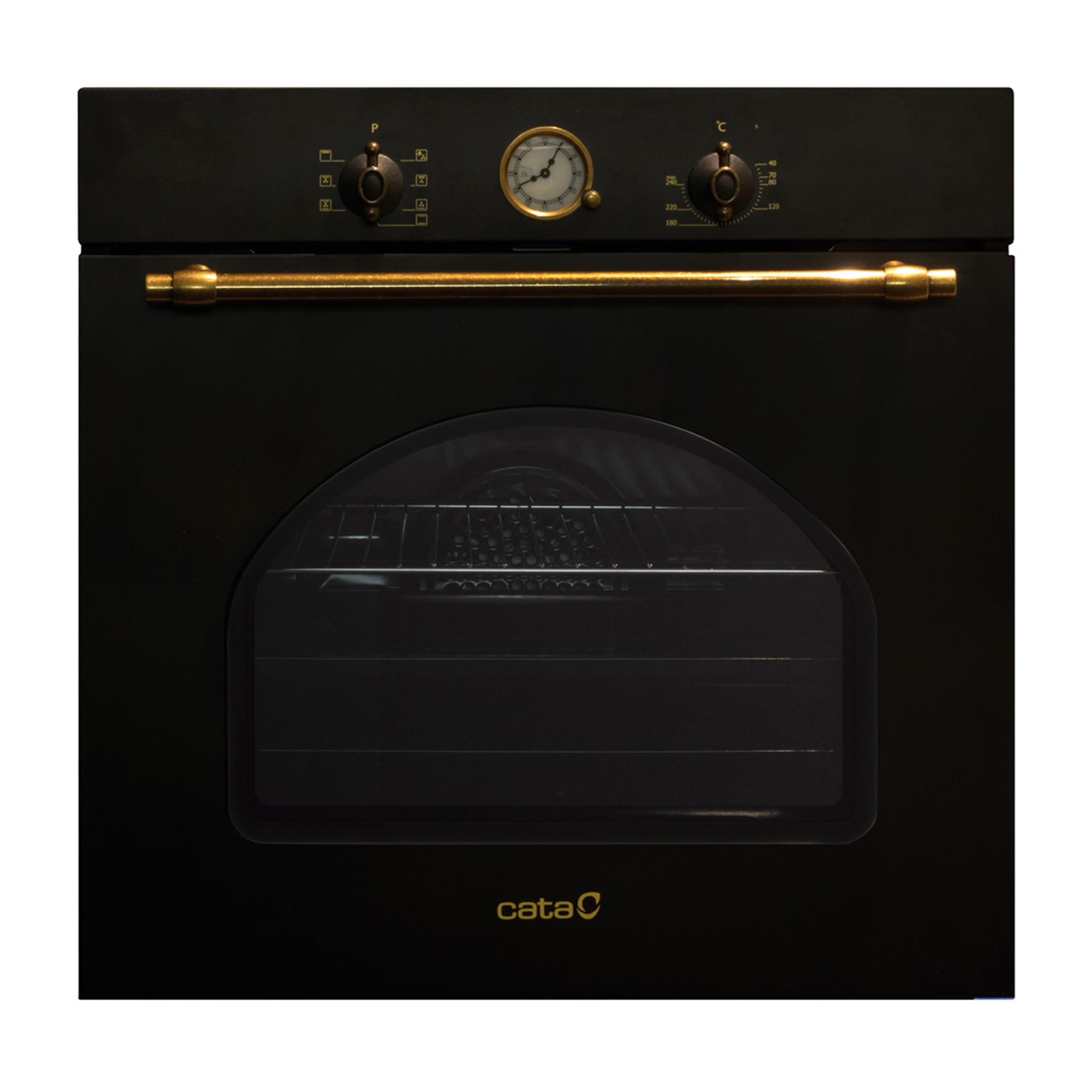 HORNO CATA MRA7108BK RUSTICO NEGRO