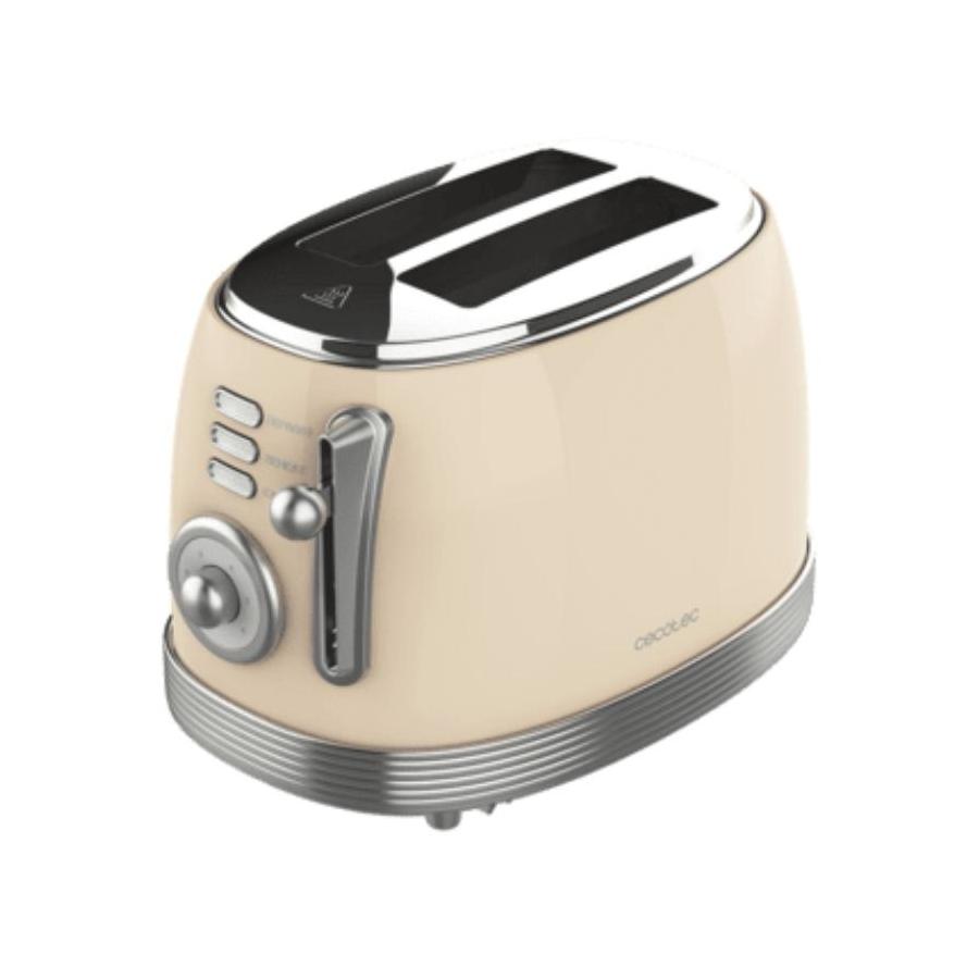 TOSTADOR VERTICAL CECOTEC TOAST AND TASTE 800 VINTAGE LIGHT BEIGE V