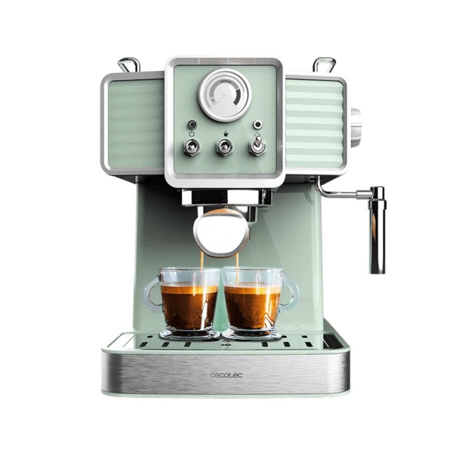 CAFETERA CECOTEC VINTAGE ESPRESSO 20 TRADIZIONALE OLIVE
