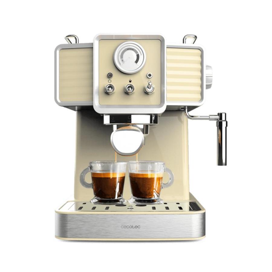 CAFETERA CECOTEC VINTAGE ESPRESSO 20 TRADIZIONALE LIGHT YELLOW