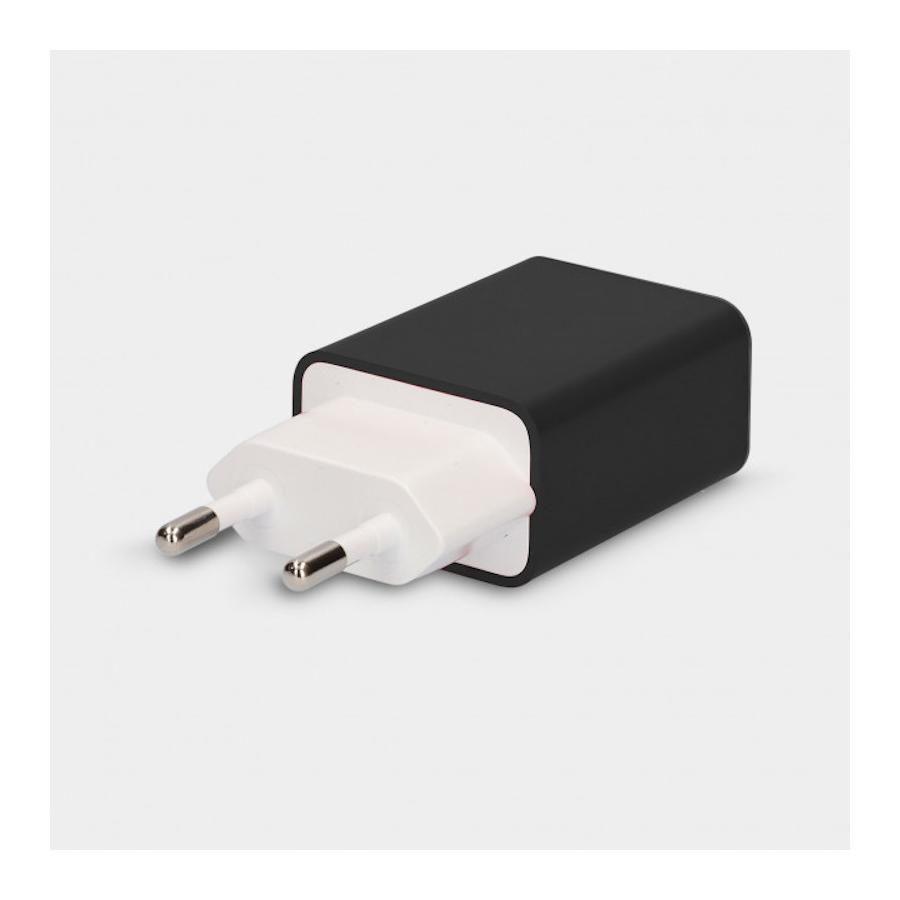 CARGADOR PARED 5V 2 AMP NEGRO KSIX