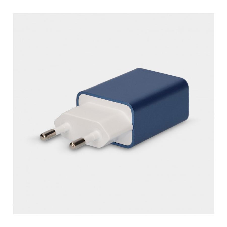 CARGADOR PARED 5V 2 AMP AZUL KSIX