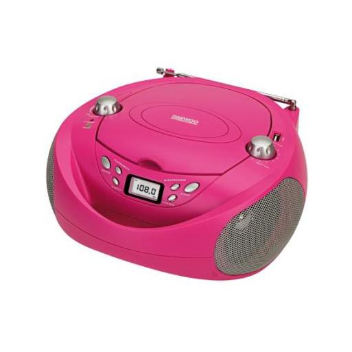 RCD MP3 USB DAEWOO DBU-37 ROSA+GLITTER G