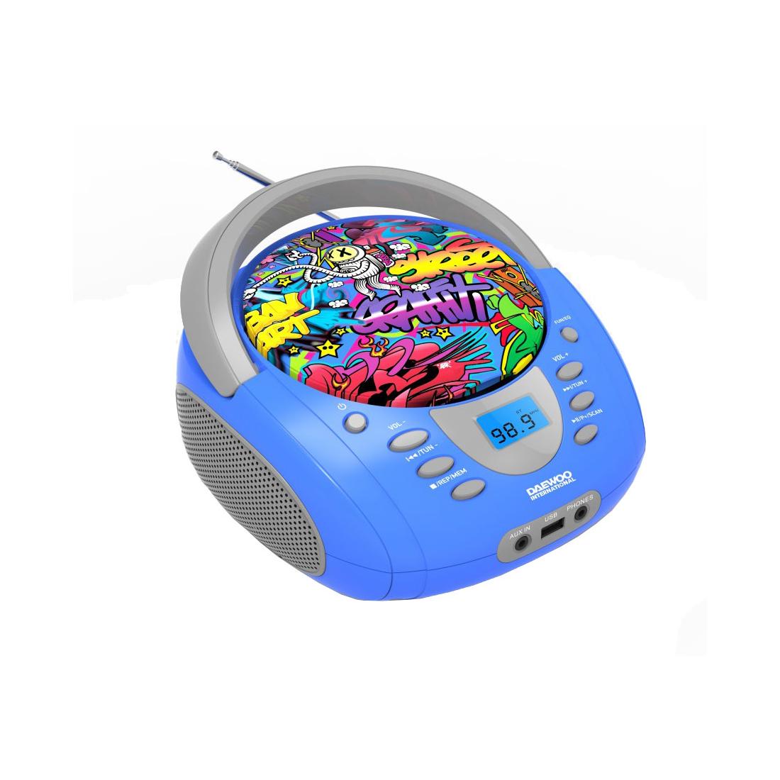 RADIO CD GRAFITI DAEWOO DBU-10 USB