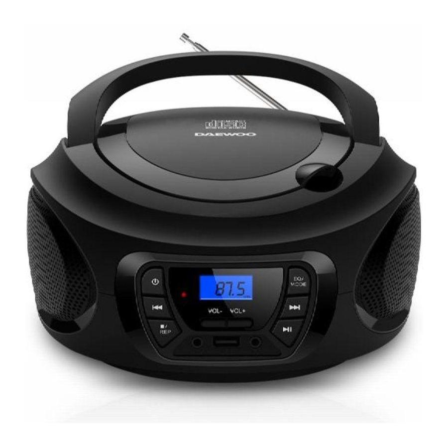 RADIO CD DAEWOO DW3011 20W NEGRO
