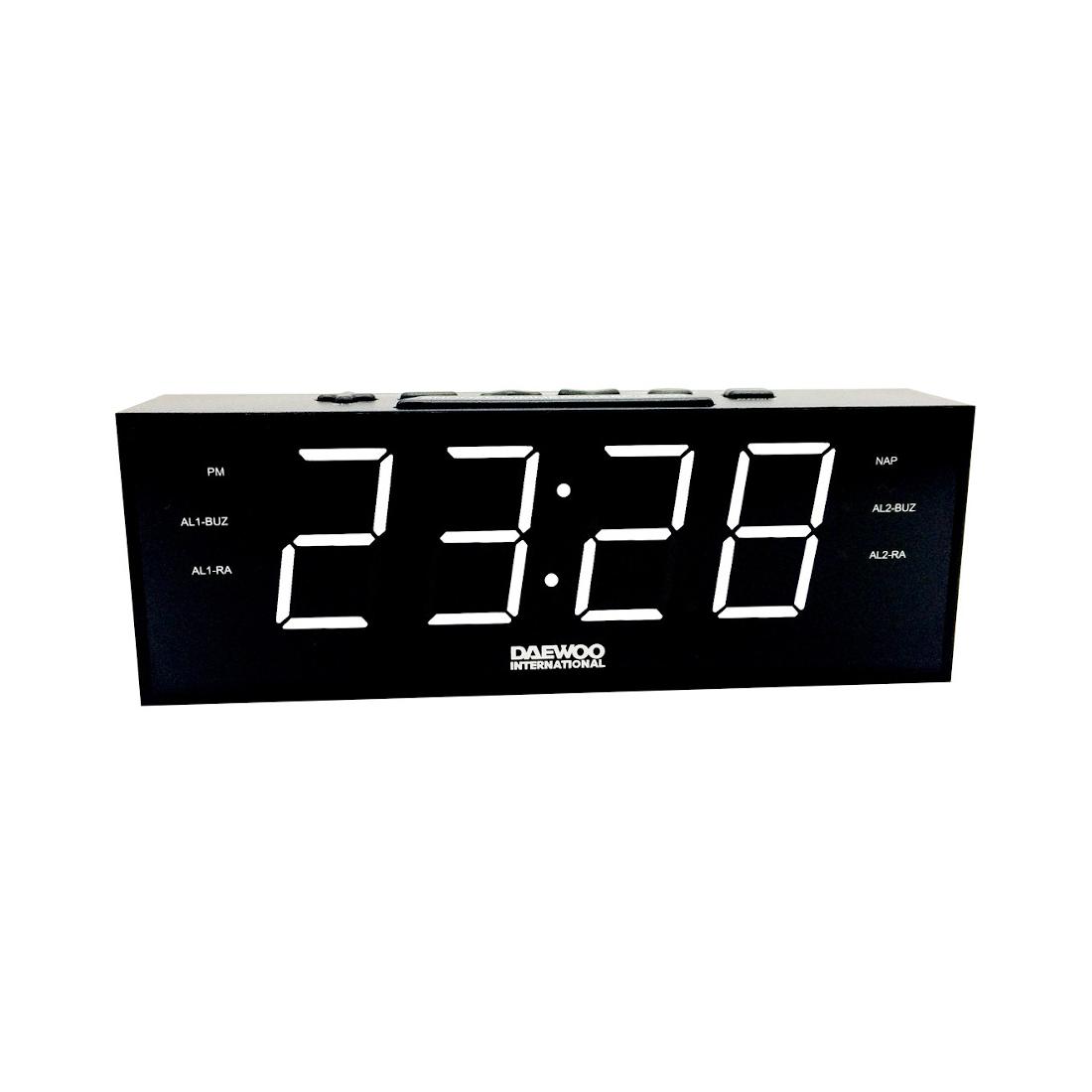RADIO RELOJ DESPERTADOR DAEWOO DCR-560