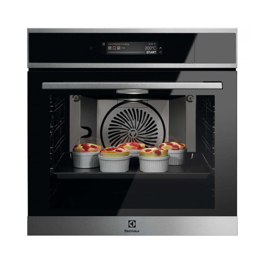 Horno de vapor SmartCook &amp; Camera con conectividad, display TFT a color, 260 recetas, cocciÃ³n al va