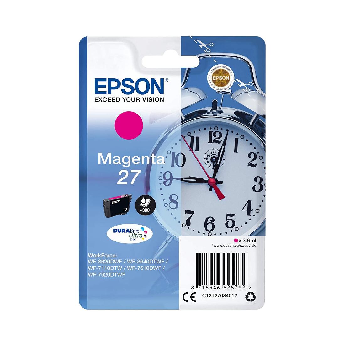 L-TINTA EPSON 27 DURABRITE MAGENTA