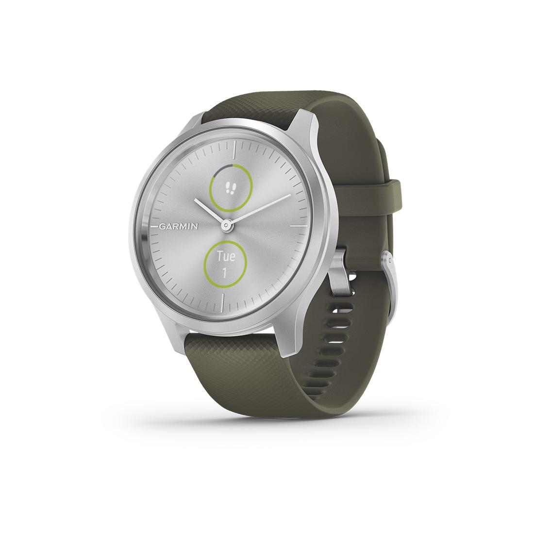 VIVOMOVE STYLE, SILVER-MOSS GREEN, SILIC