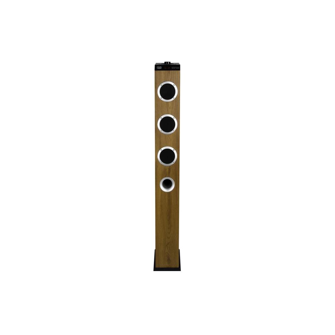 ALTAVOZ TREVI TORRE 2.1 60W BLUETOOTH USB SD AUX-IN XT 10A8 BT MADERA