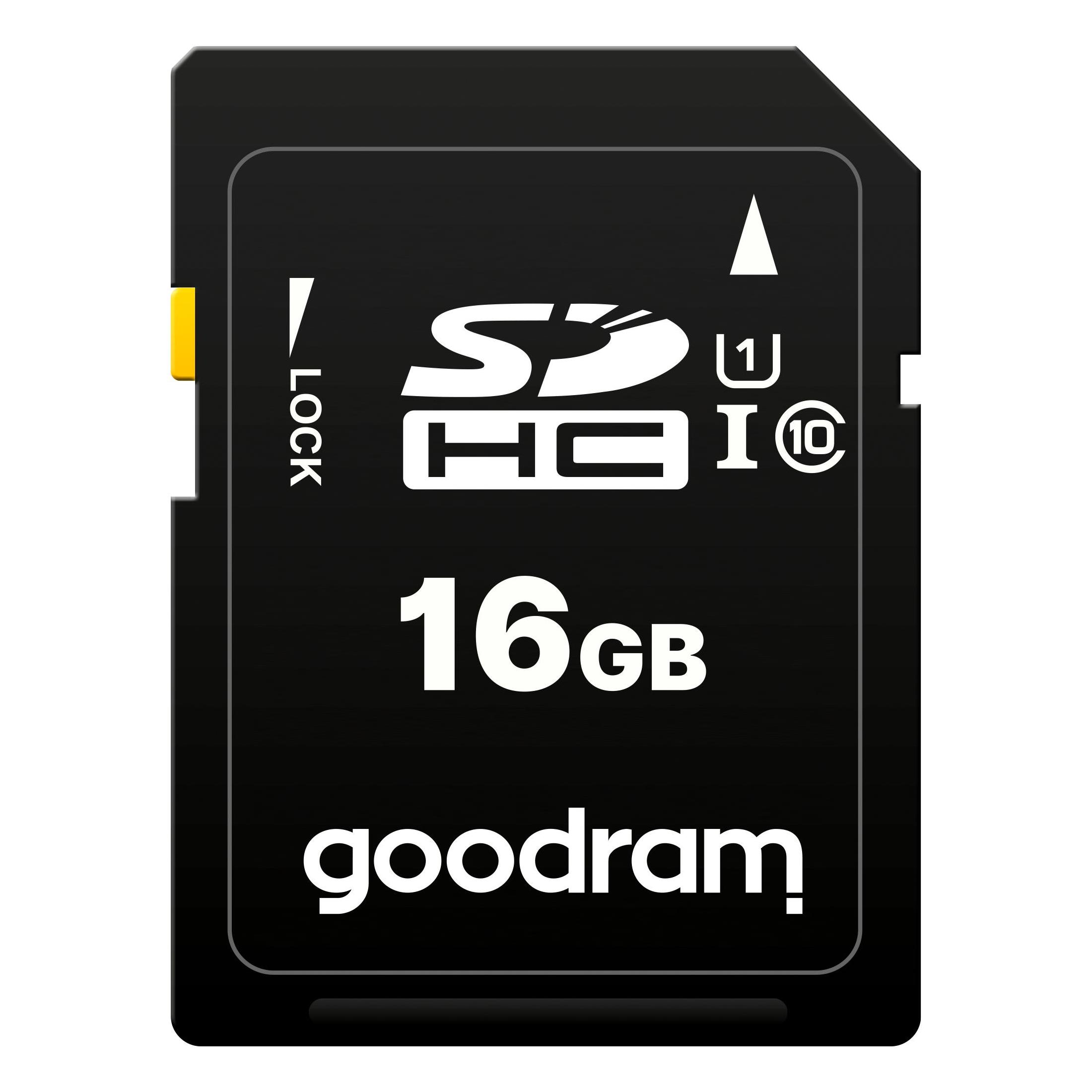 TARJ. MEM. GOODRAM SD 16GB C10 CLASS 10