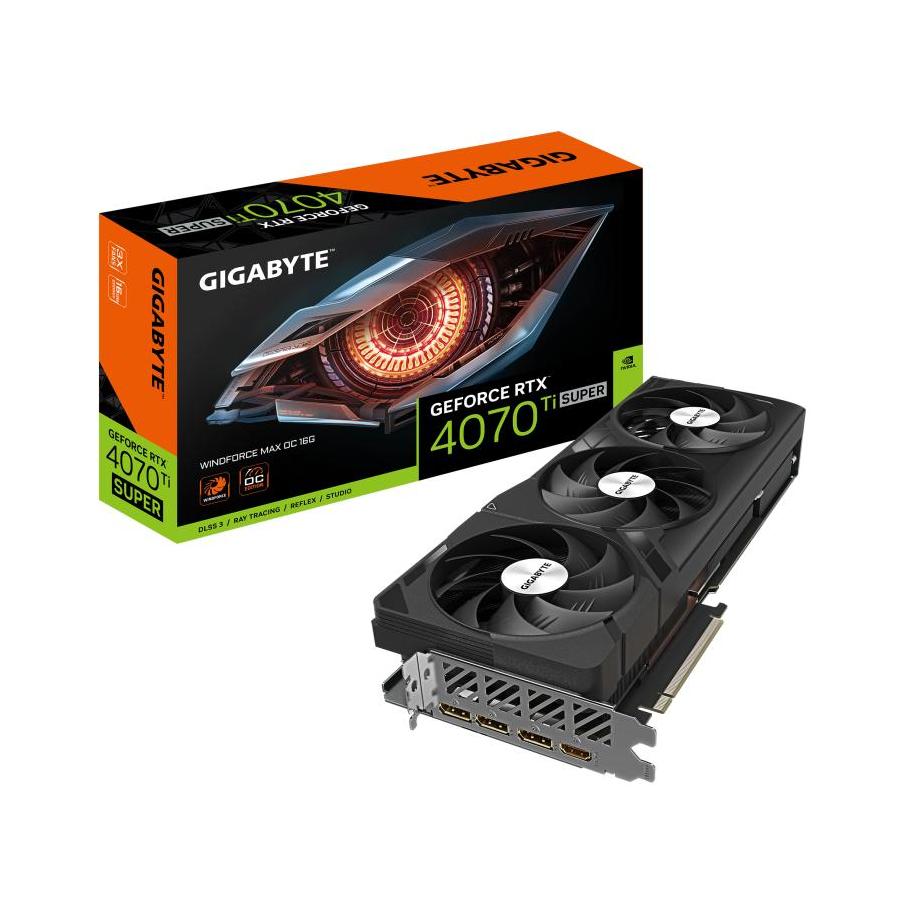 TARJETA GRÁFICA GIGABYTE RTX 4070 TI SUPER WINDFORCE MAX O