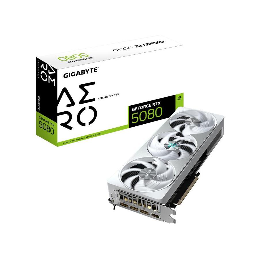 TARJETA GRAFICA GIGABYTE RTX 5080 AERO OC SFF 16G