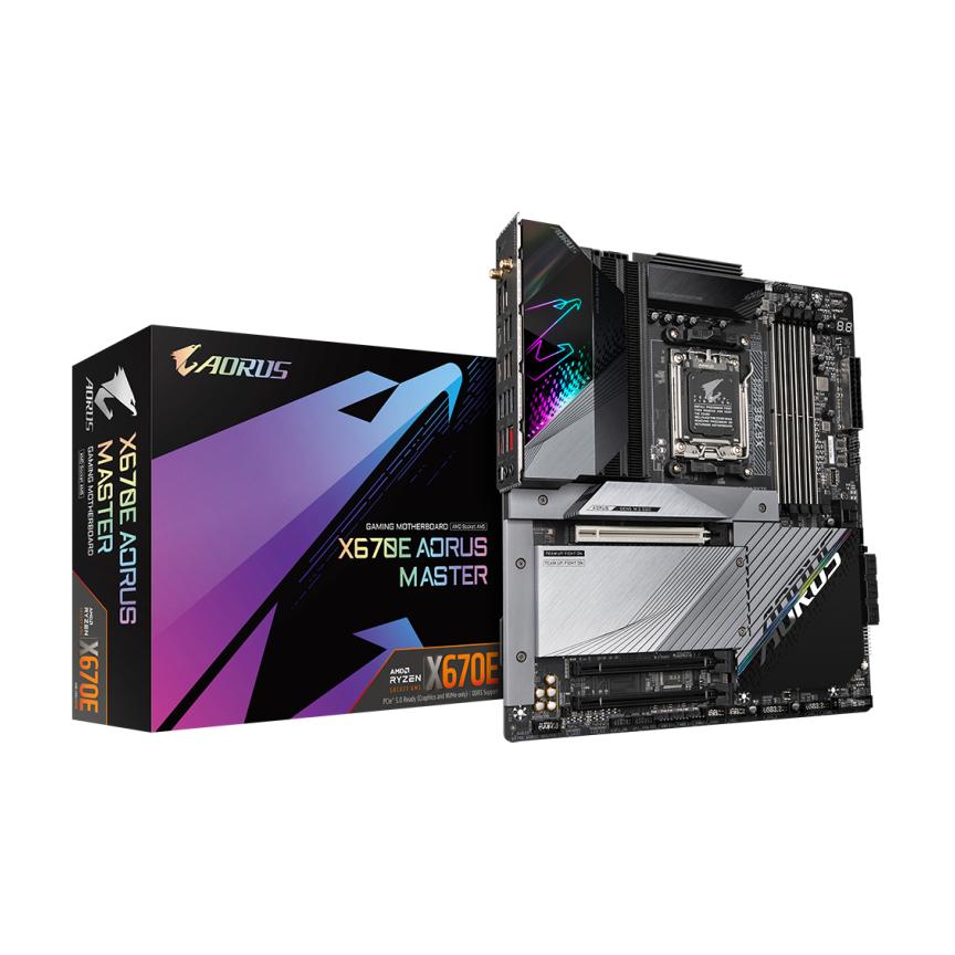 PLACA BASE GIGABYTE X670E AORUS MASTER AM5 ATX 4XDDR5