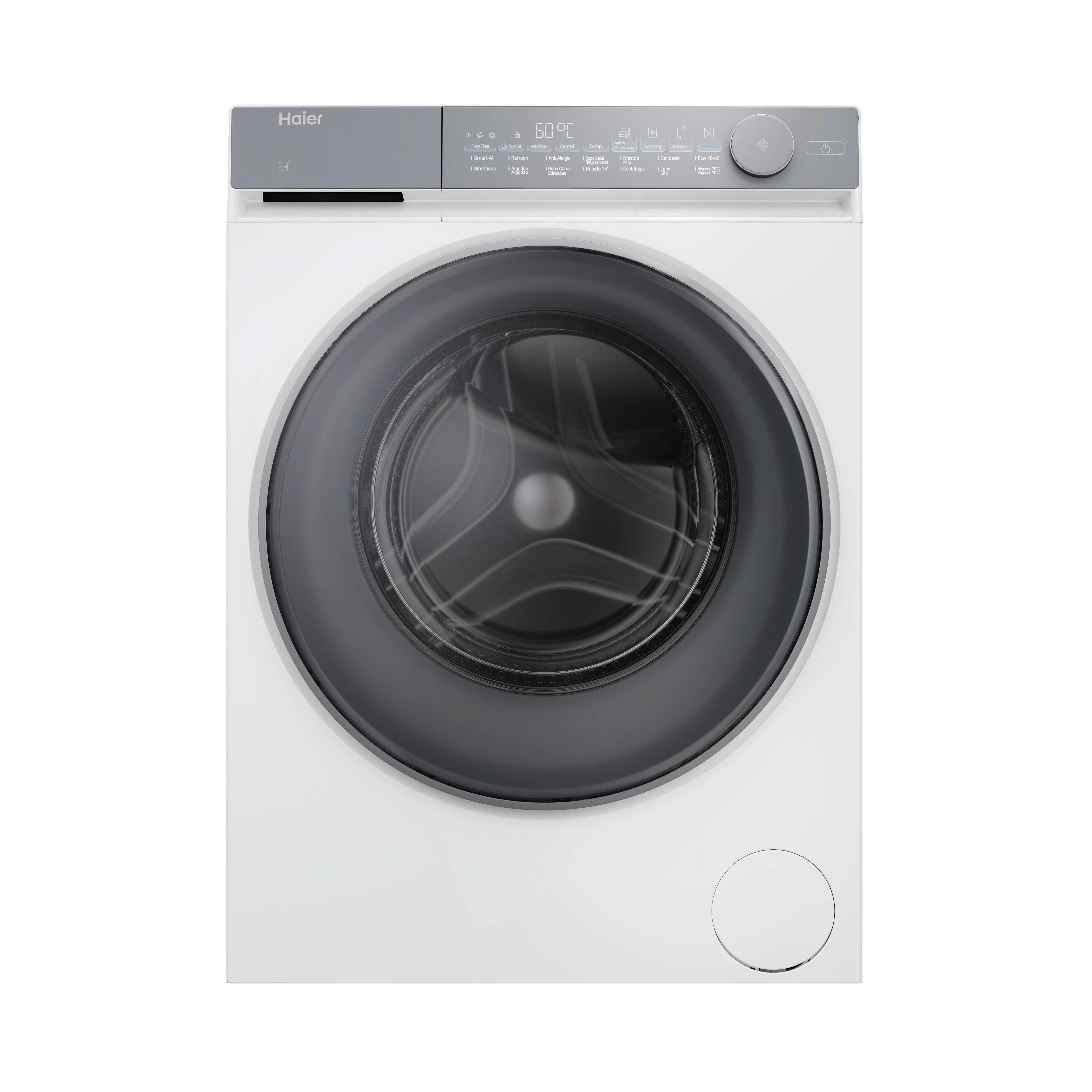 Haier 524417 #25 hw90-b14367tu-ib lavadora de carga frontal de 9kg 1400rpm clase a libre instalacion
