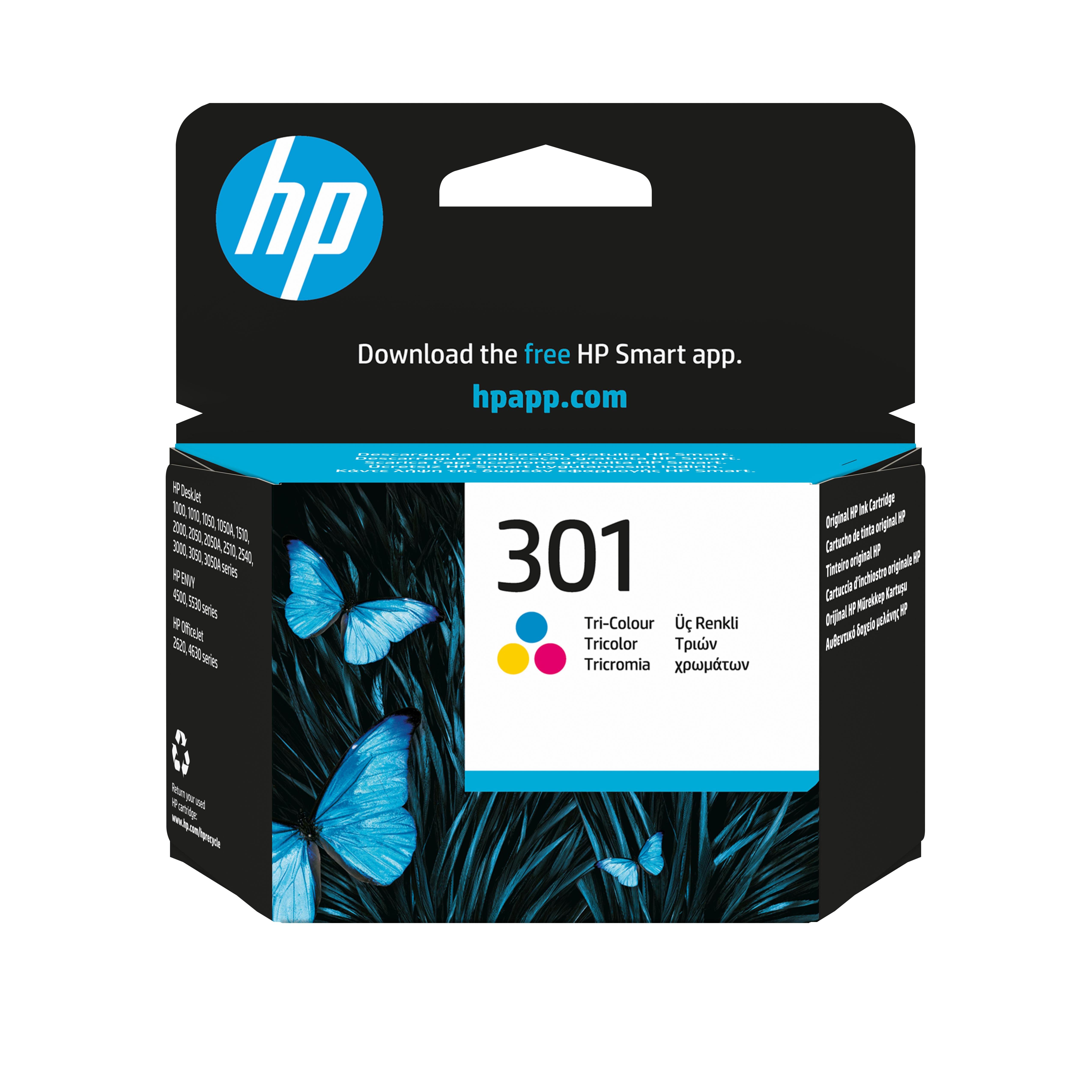 TINTA HP 301 TRICOLOR CH562EE