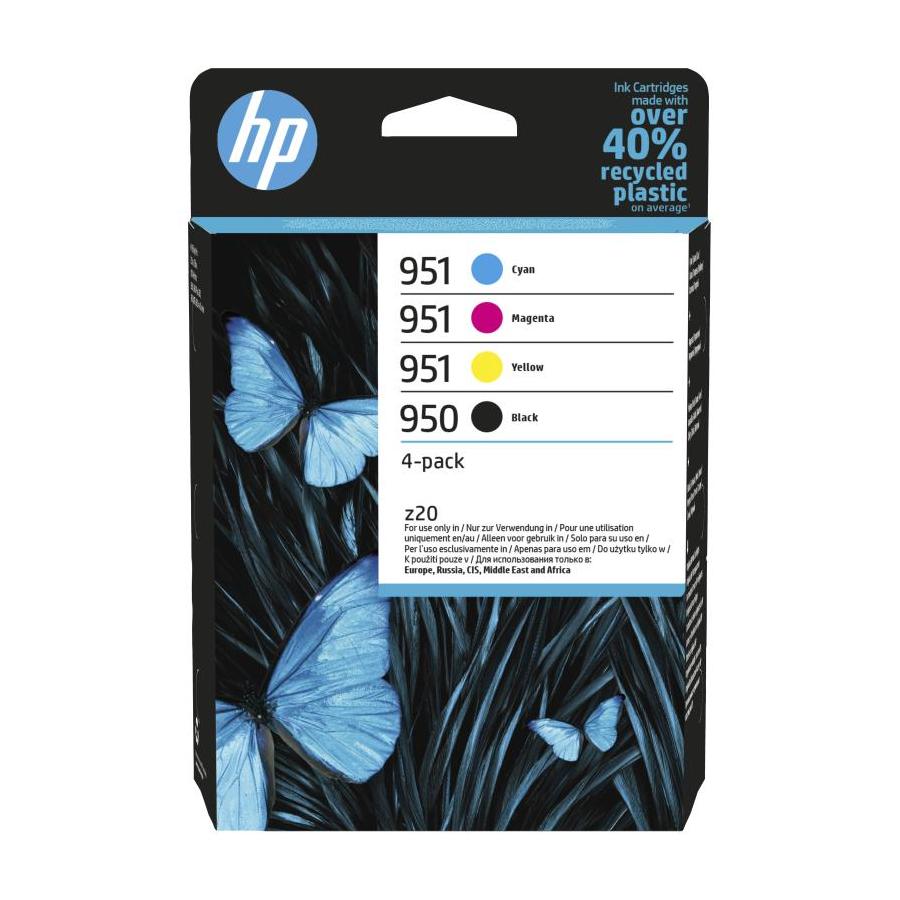 TINTA HP PACK 950 NEGRO Y 951 CIAN MAGENTA AMARILLO