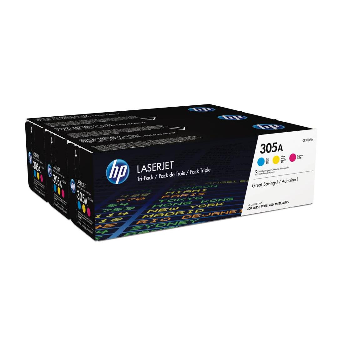 TONER HP 305A TRICOLOR 2600PAG