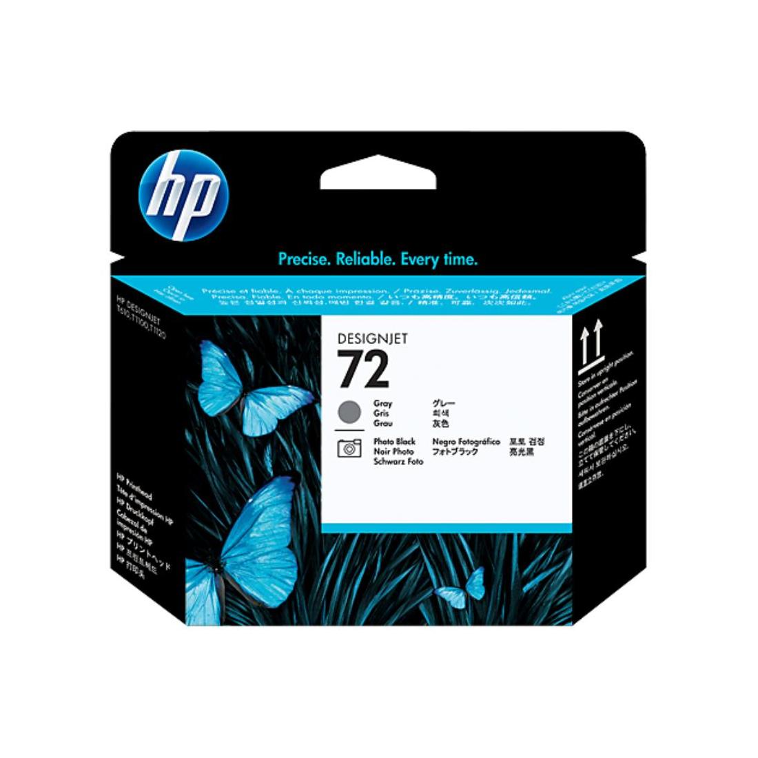 CABEZAL HP 72 GRIS Y NEGRO