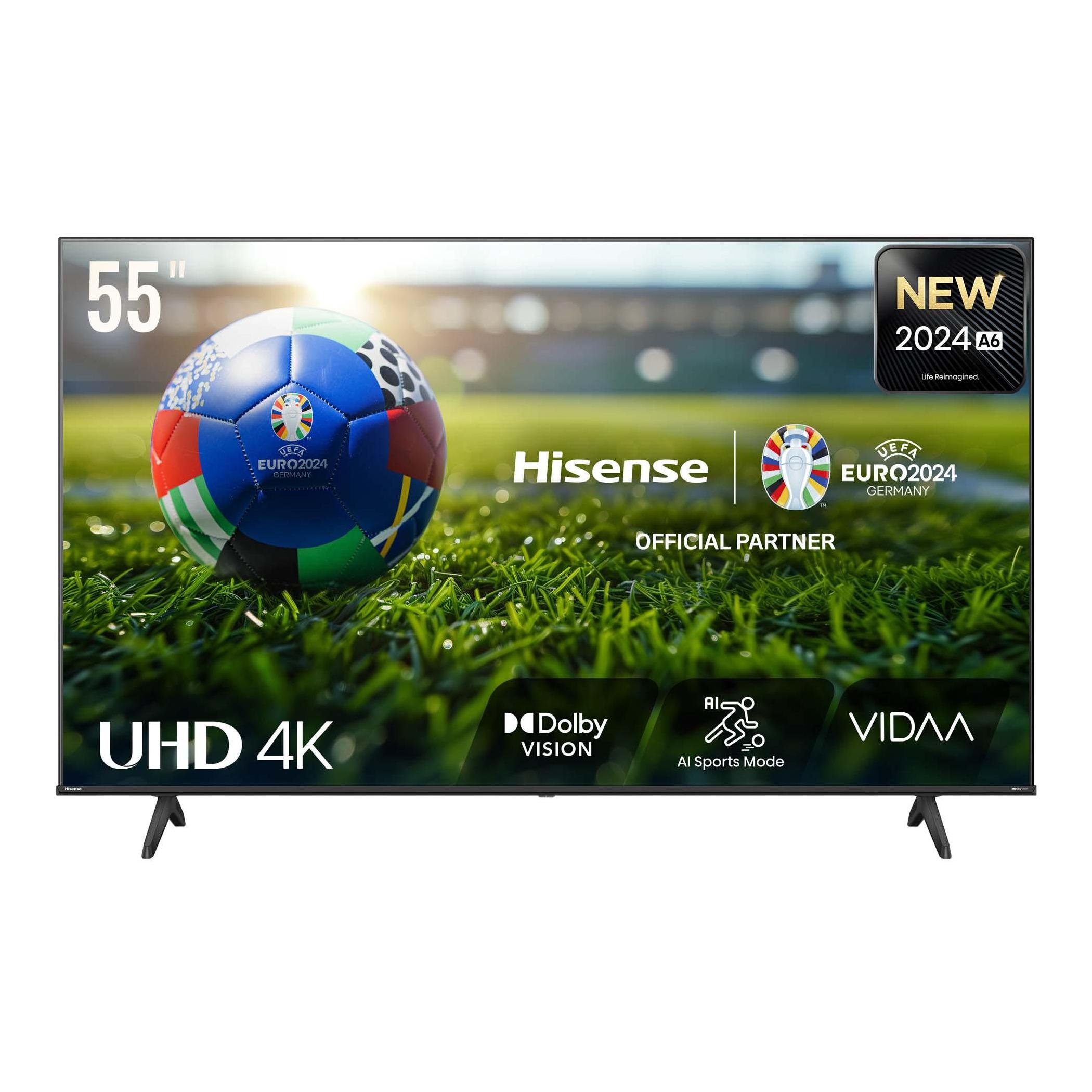 L-LED UHD 55'' VIDAA STV HISENSE 55A6N