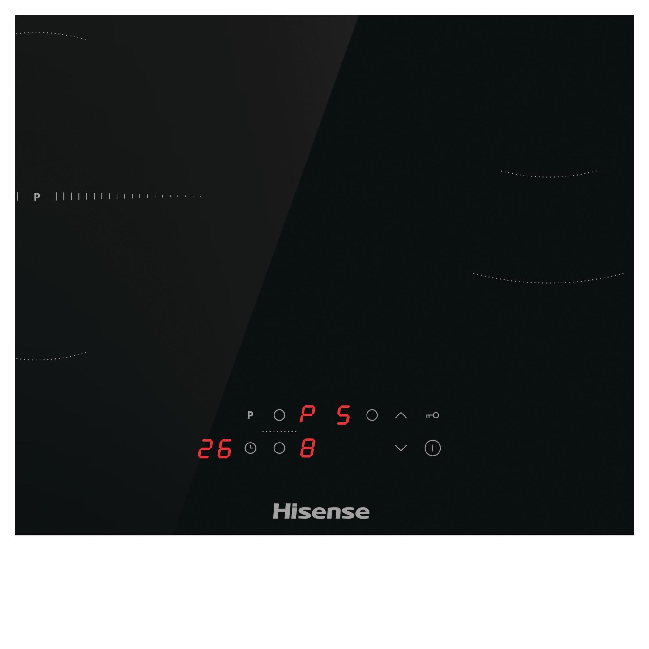 Hisense HI6311BSCE placa de induccion 3 zonas de fuego negro