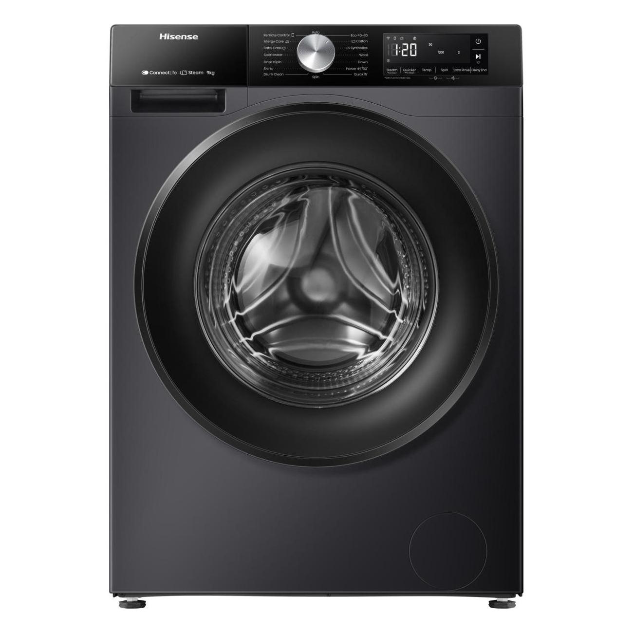 Hisense WF3S9043BB3 lavadora de carga frontal de 9kg 1400rpm clase a libre instalacion
