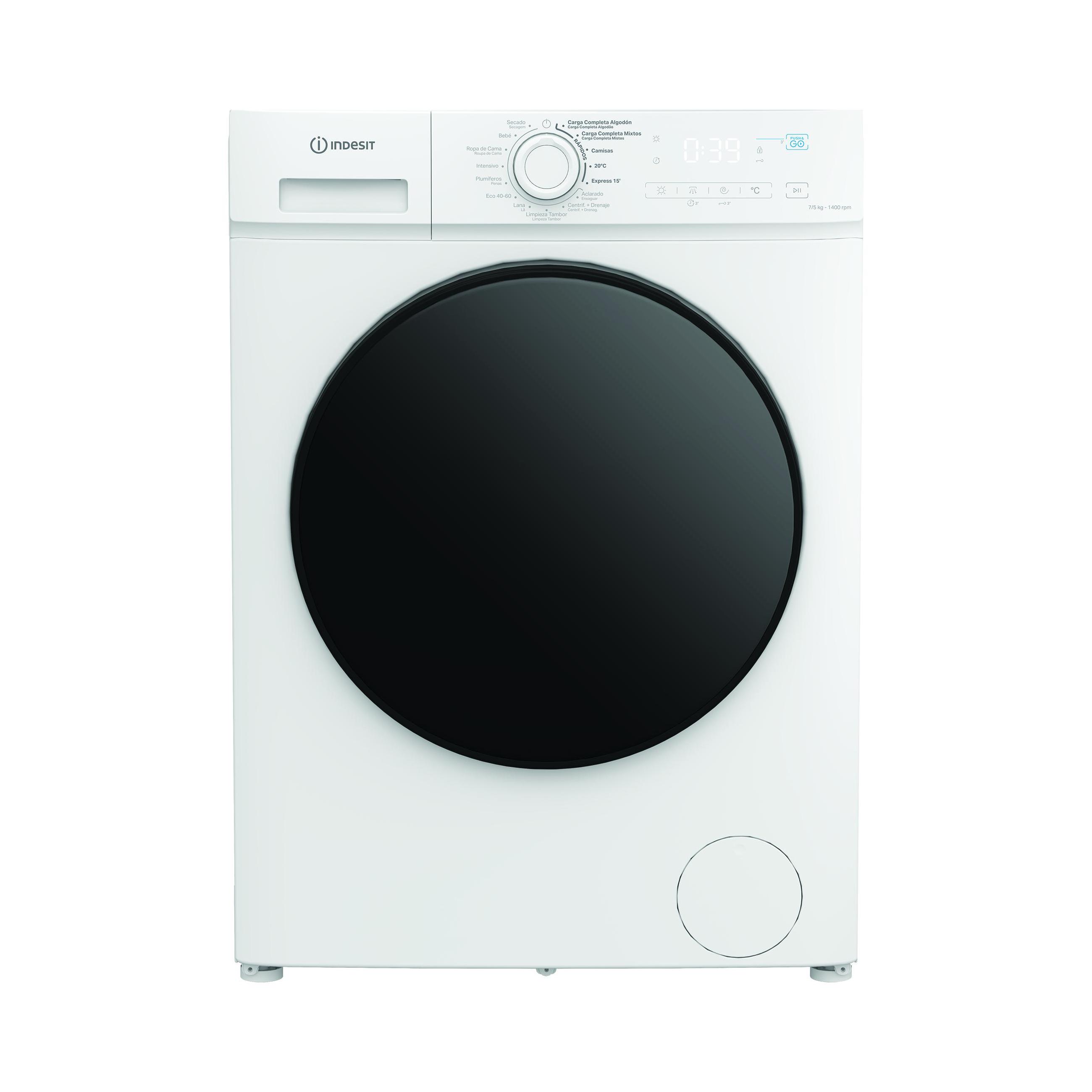 Indesit idma 75624 my time spt - lavadora secadora 7/5 kg 1400 rpm a/d blanco 8050147722466