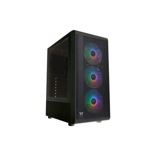 CAJA THERMALTAKE S200 TG ATX 2XUSB 3.0 ARGB SIN FUENTE NEGRO