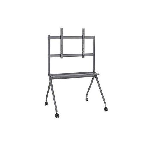 SOPORTE SUELO AISENS RUEDAS BANDEJA DVD PANTALLA 120KG 50-86