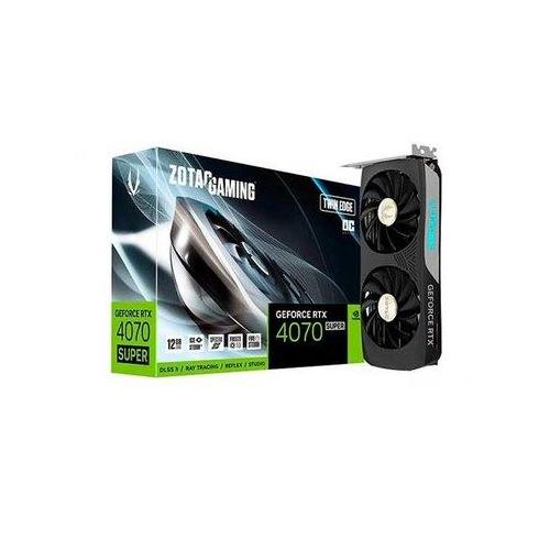 TARJETA GRAFICA ZOTAC RTX 4070 SUPER TWIN EDGE OC 12GB