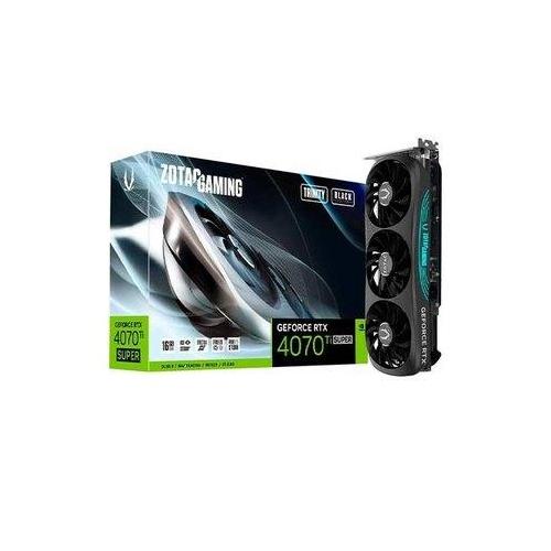 TARJETA GRÁFICA ZOTAC RTX 4070 TI SUPER TRINITY OC BLACK E