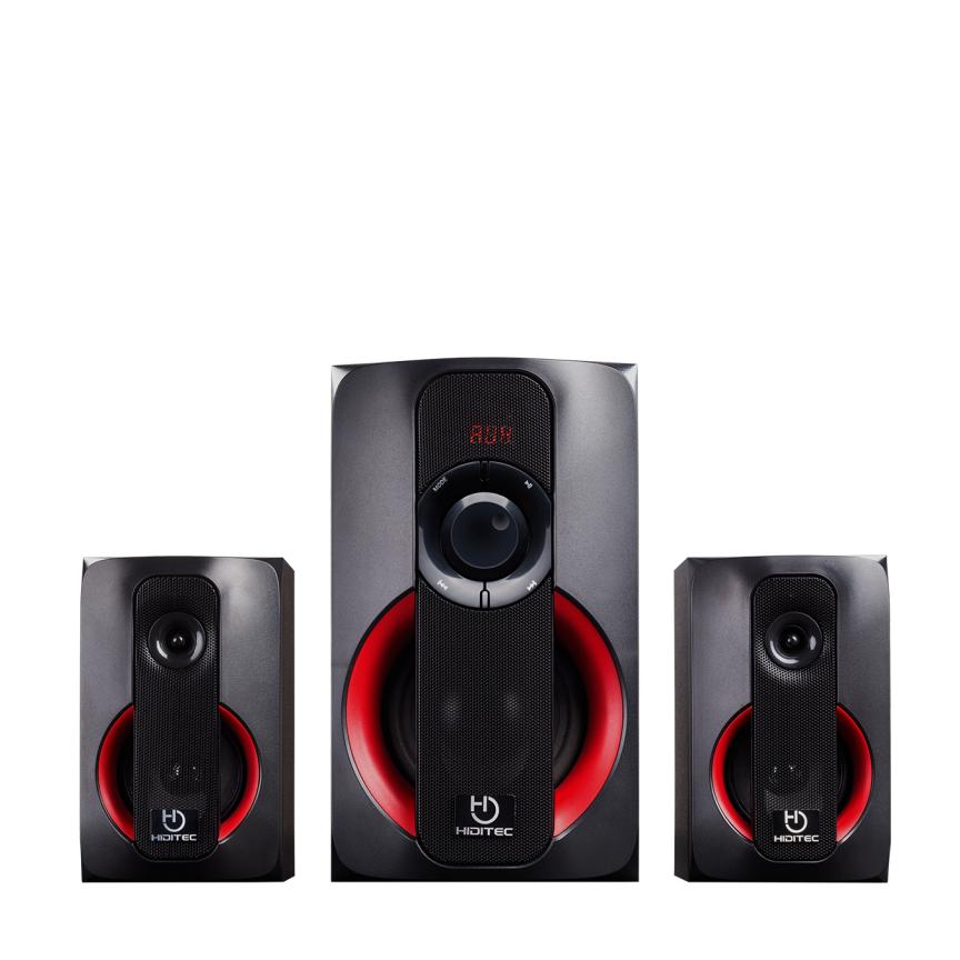 ALTAVOCES HIDITEC 2.1 MULTIMEDIA H400 80W BLUETOOTH USB SD RADIO