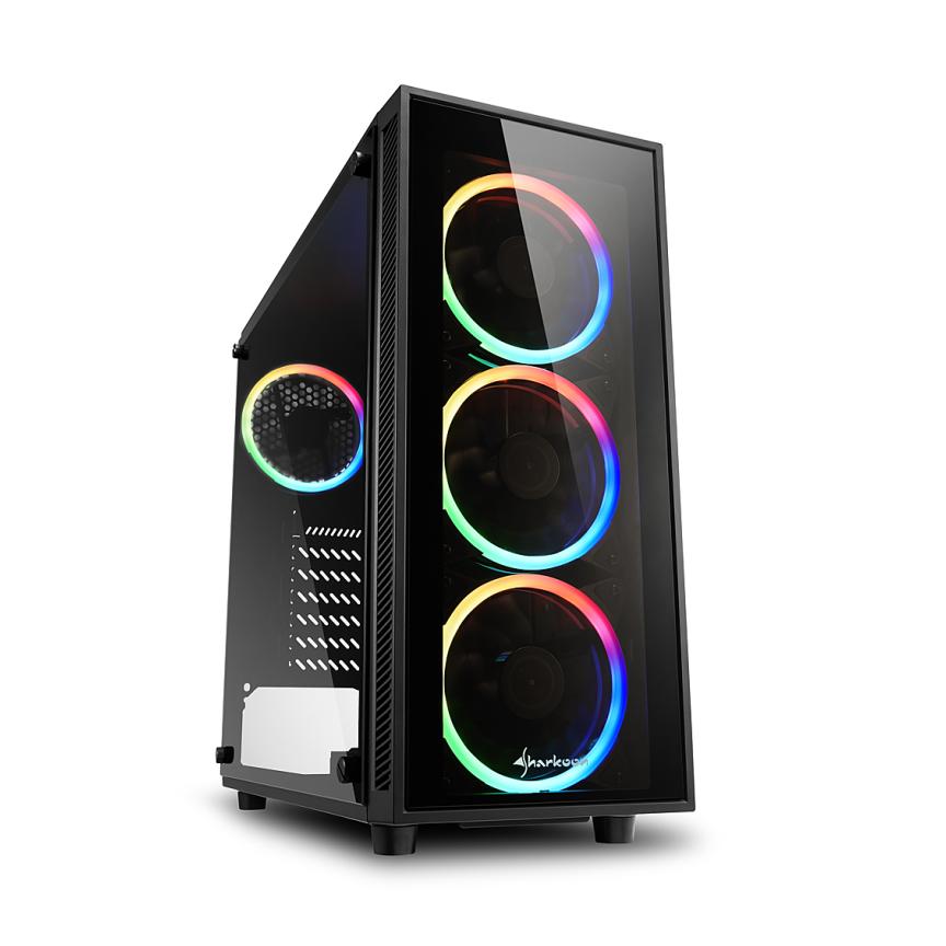 CAJA SHARKOON TG4 RGB ATX 2XUSB3.0 SIN FUENTE
