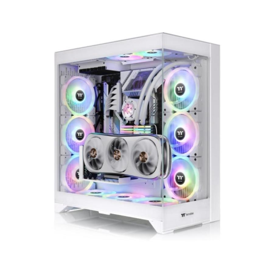 CAJA THERMALTAKE CTE E600 MX SNOW ATX 2XUSB 3.0 SIN FUENTE BLANCO