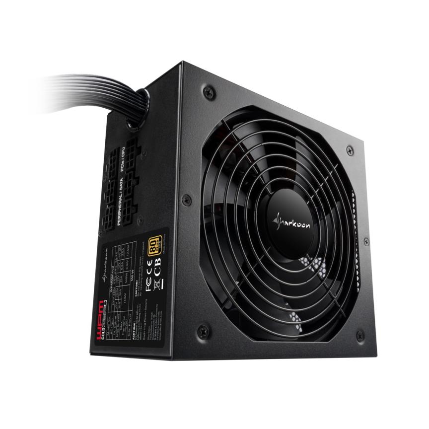 FUENTE ALIMENTACION SHARKOON WPM GOLD ZERO 750W 80+ ATX NEGRO