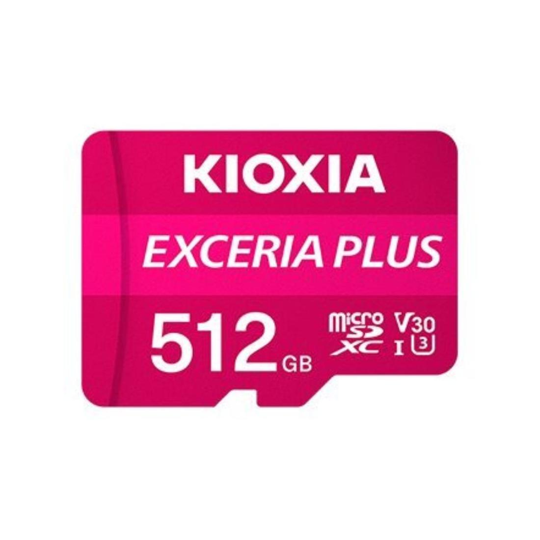 MICRO SD KIOXIA 512GB EXCERIA PLUS UHS-I C10 R98 CON ADAPTADOR