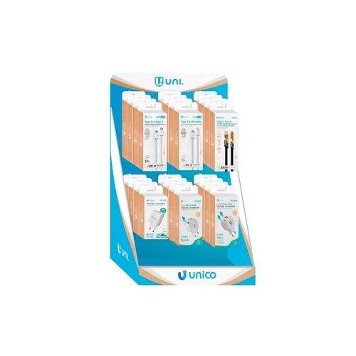 EXPOSITOR+6 REF UNI (4UXREF=24U) CABLES+CARGADORES